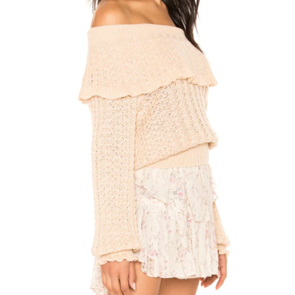 Free People Crazy In Love Ruffle Top - Picture 2 of 7